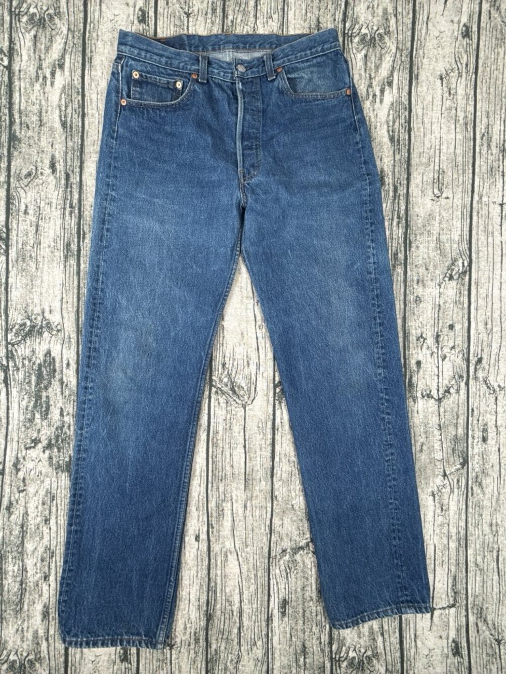 Levi's 501xx Jeans W35 L36 Vintage 1991 Made in USA Medium Wash